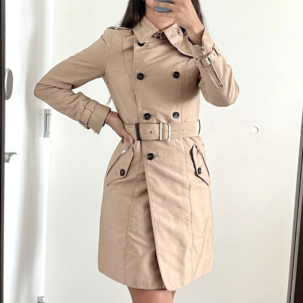 Beige/nude color Jacket from Zara